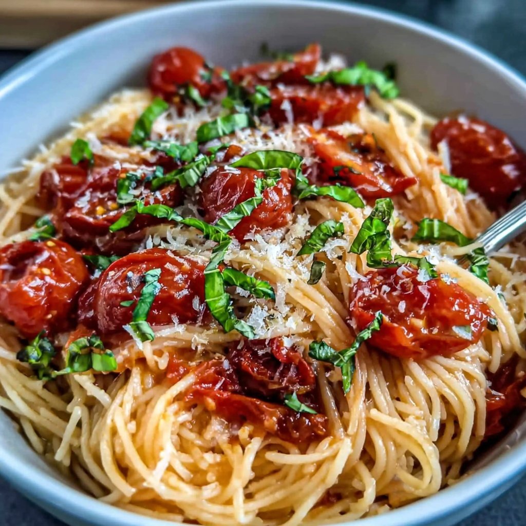 Angel Hair Pasta With Creamy Tomato Sauce
