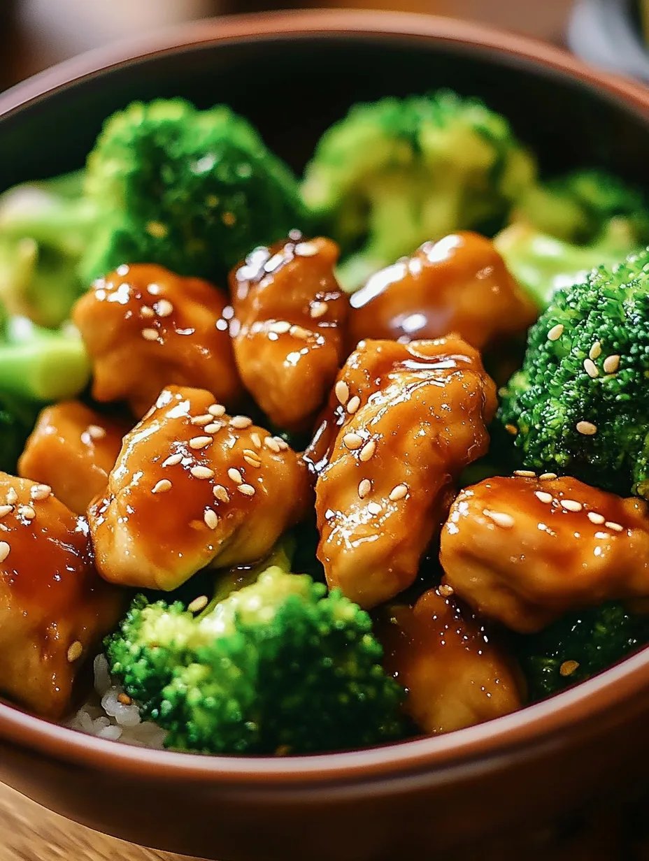 Chinese Chicken and Broccoli