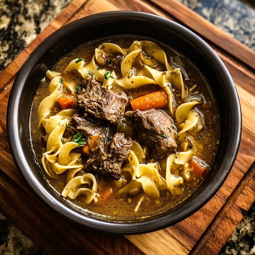 Comfort Food Beef And Noodles