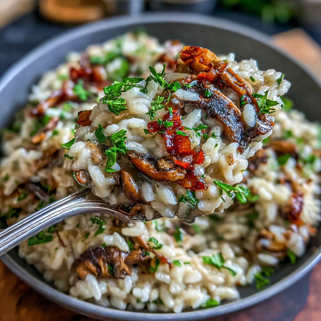 Creamy Mushroom Risotto