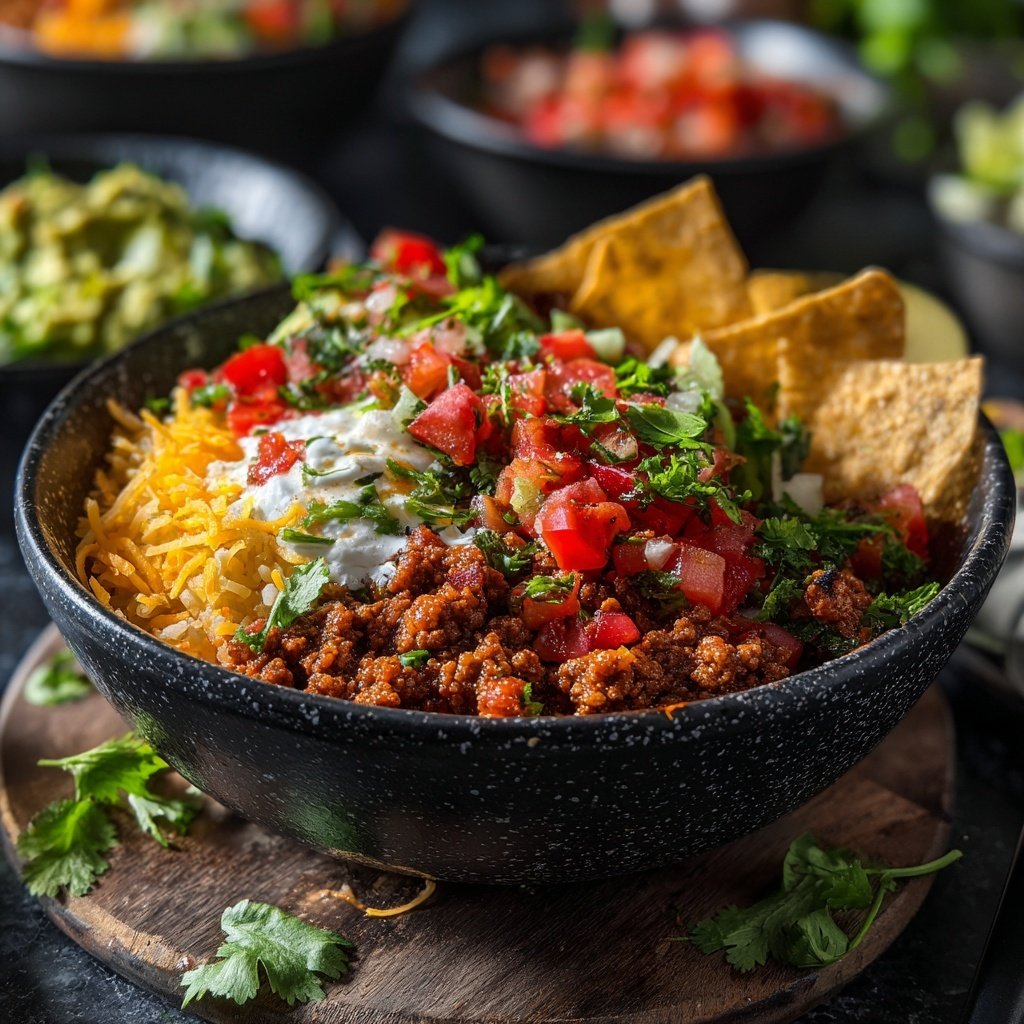 Ground Turkey Taco Bowl