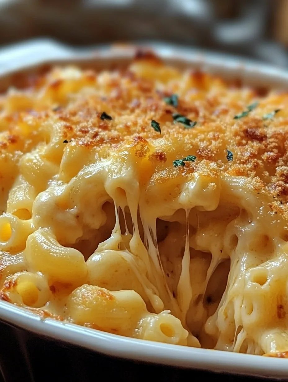 Gourmet Baked Mac and Cheese with a Crunch