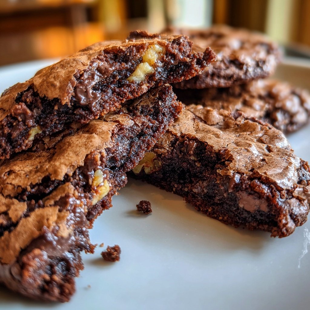 The Best Fudgy Chewy Brookies