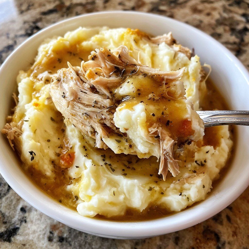 Comfort Food Chicken And Mashed Potatoes