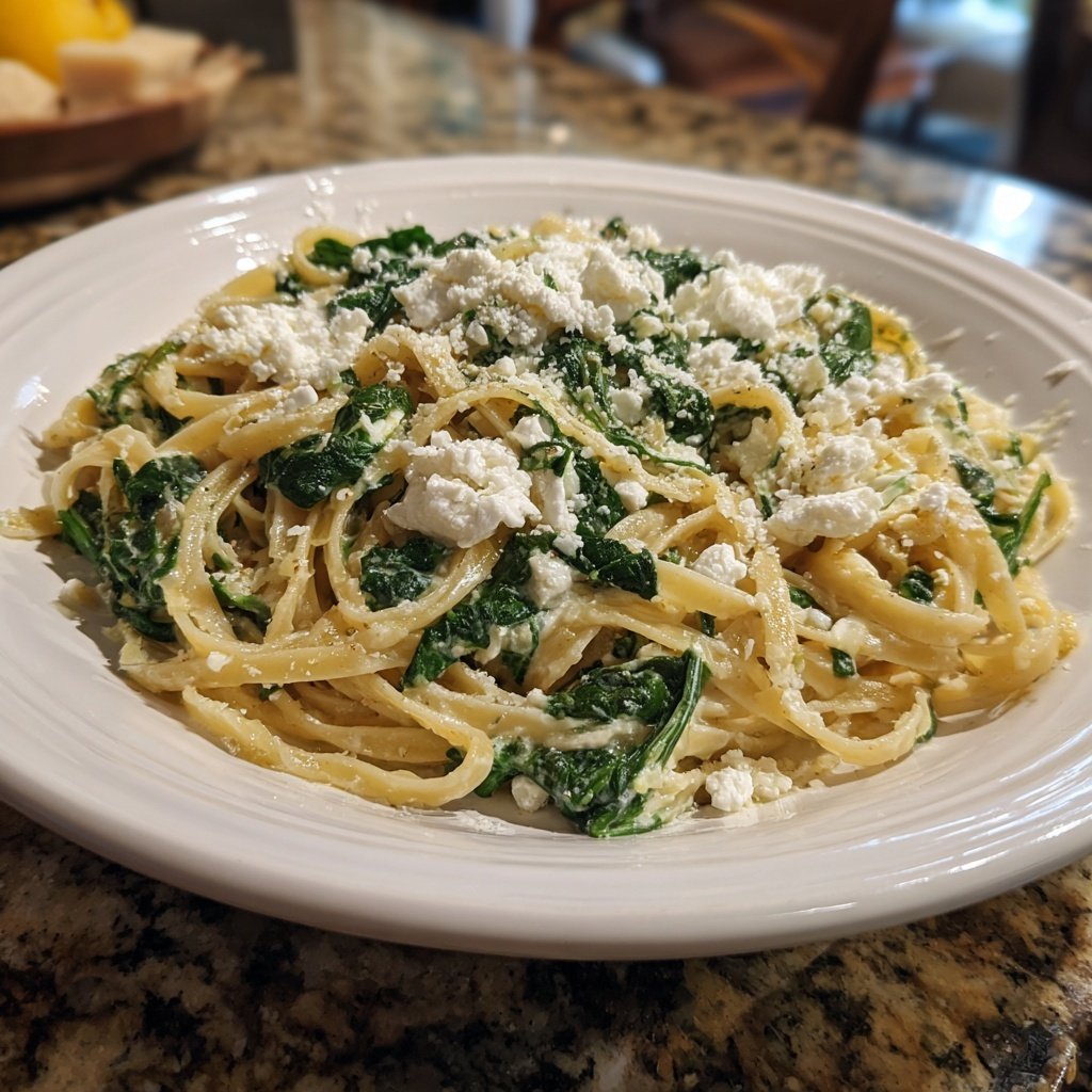 Creamy Spinach Ricotta Pasta