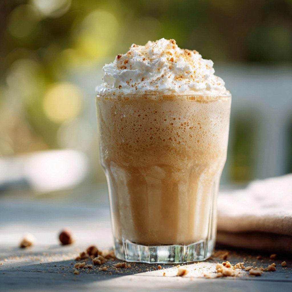 Vanilla Hazelnut Frozen Coffee