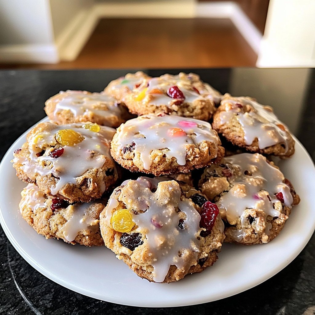 Easy Christmas Fruitcake Cookies Recipe