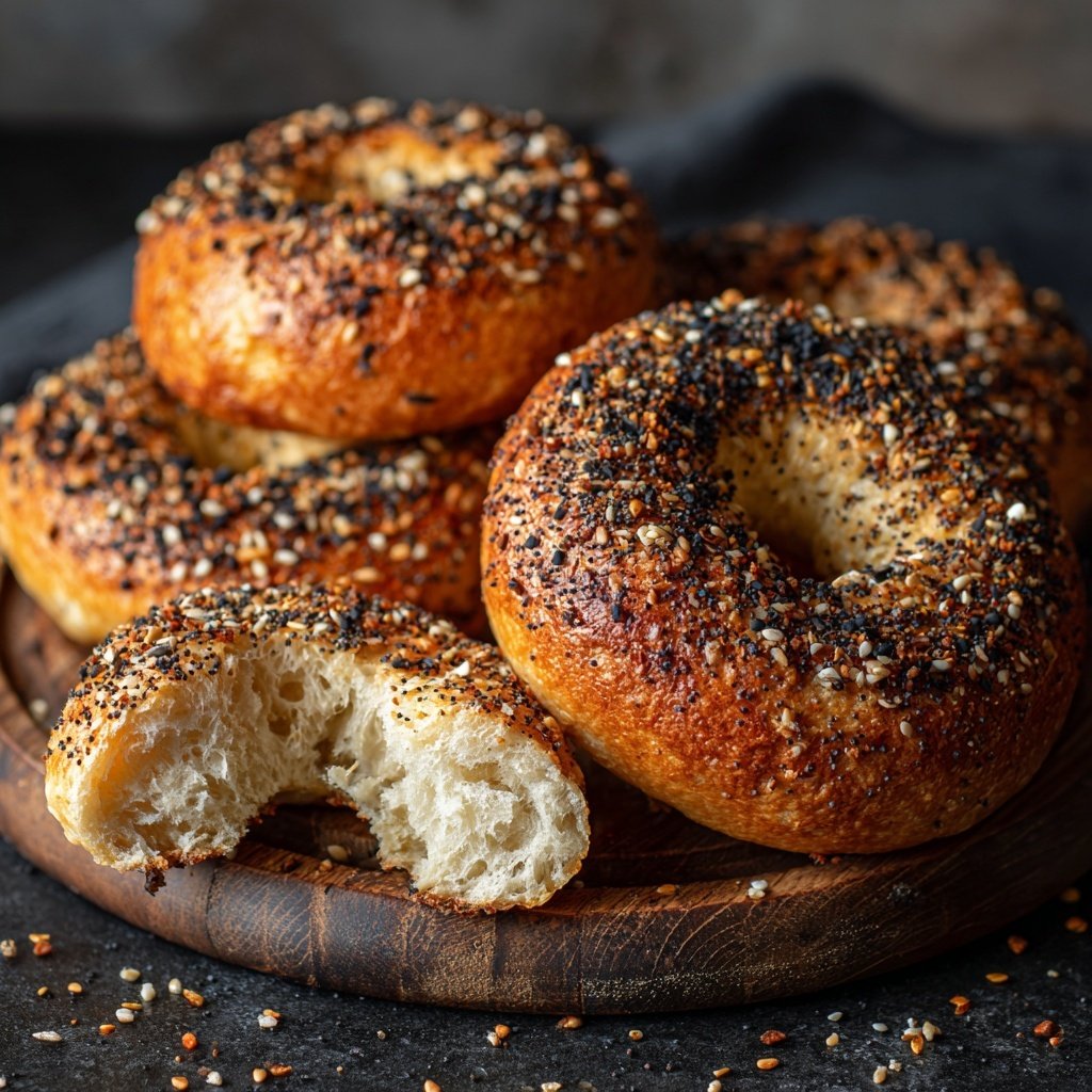 Protein Bagels Boiled And Baked