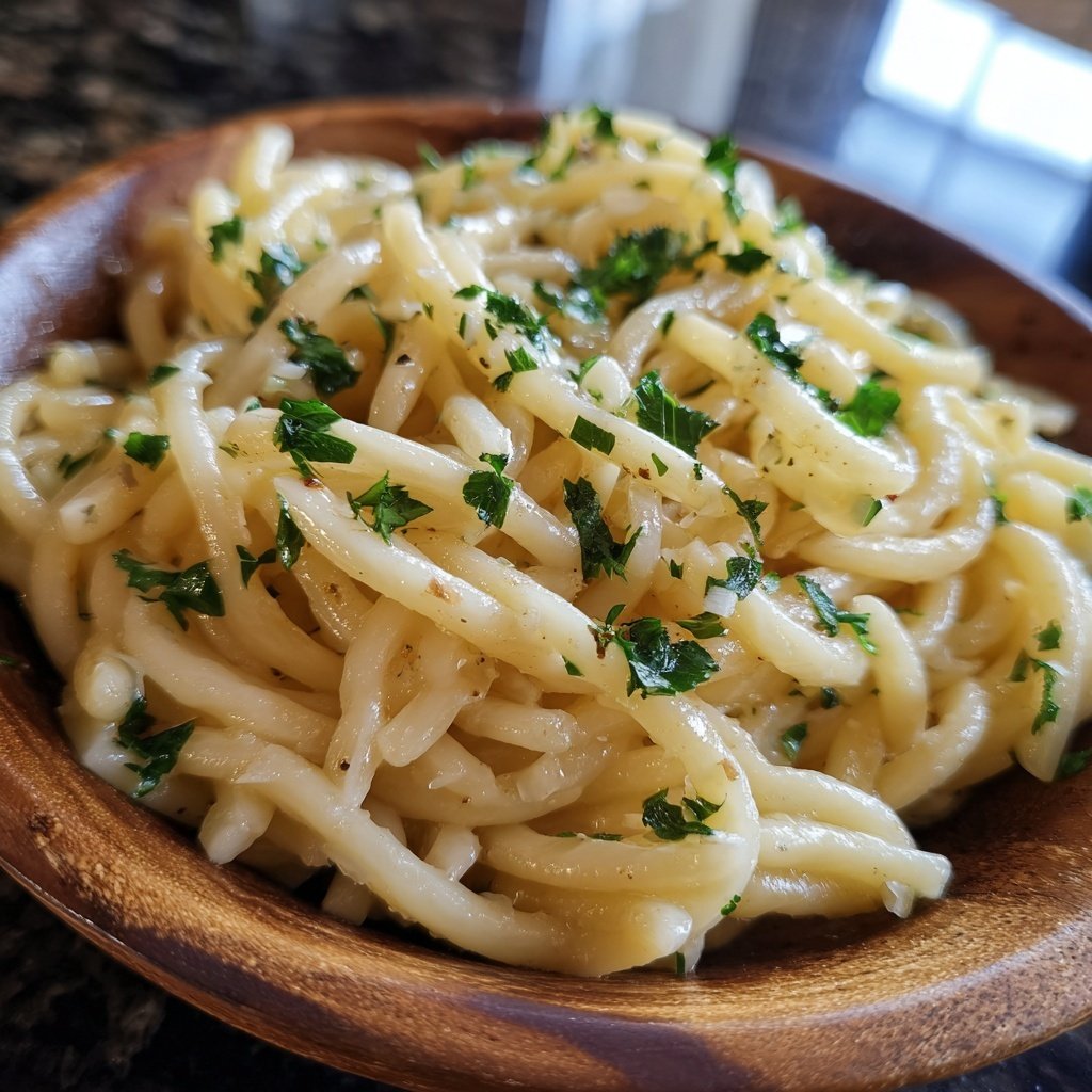 Quick & Easy 15-Minute Garlic Pasta