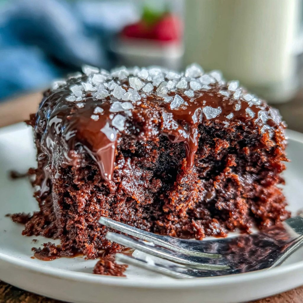 Chocolate Olive Oil Snack Cake