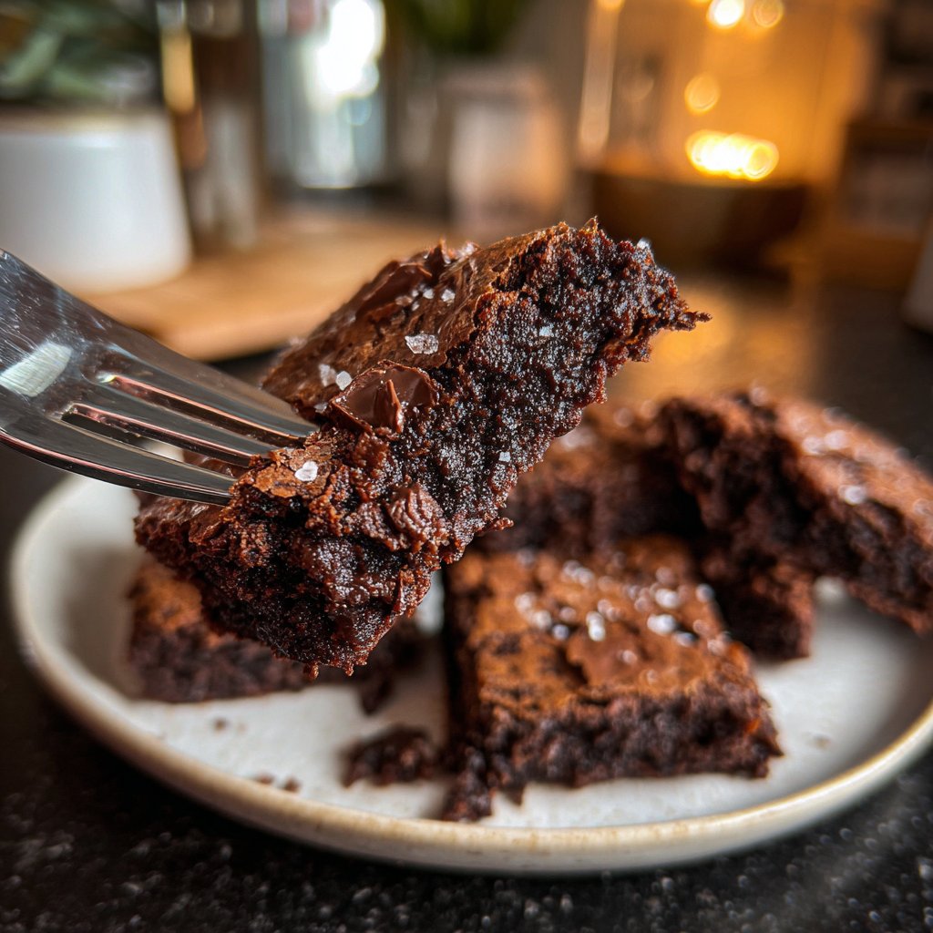 Crispy Sourdough Discard Brownies