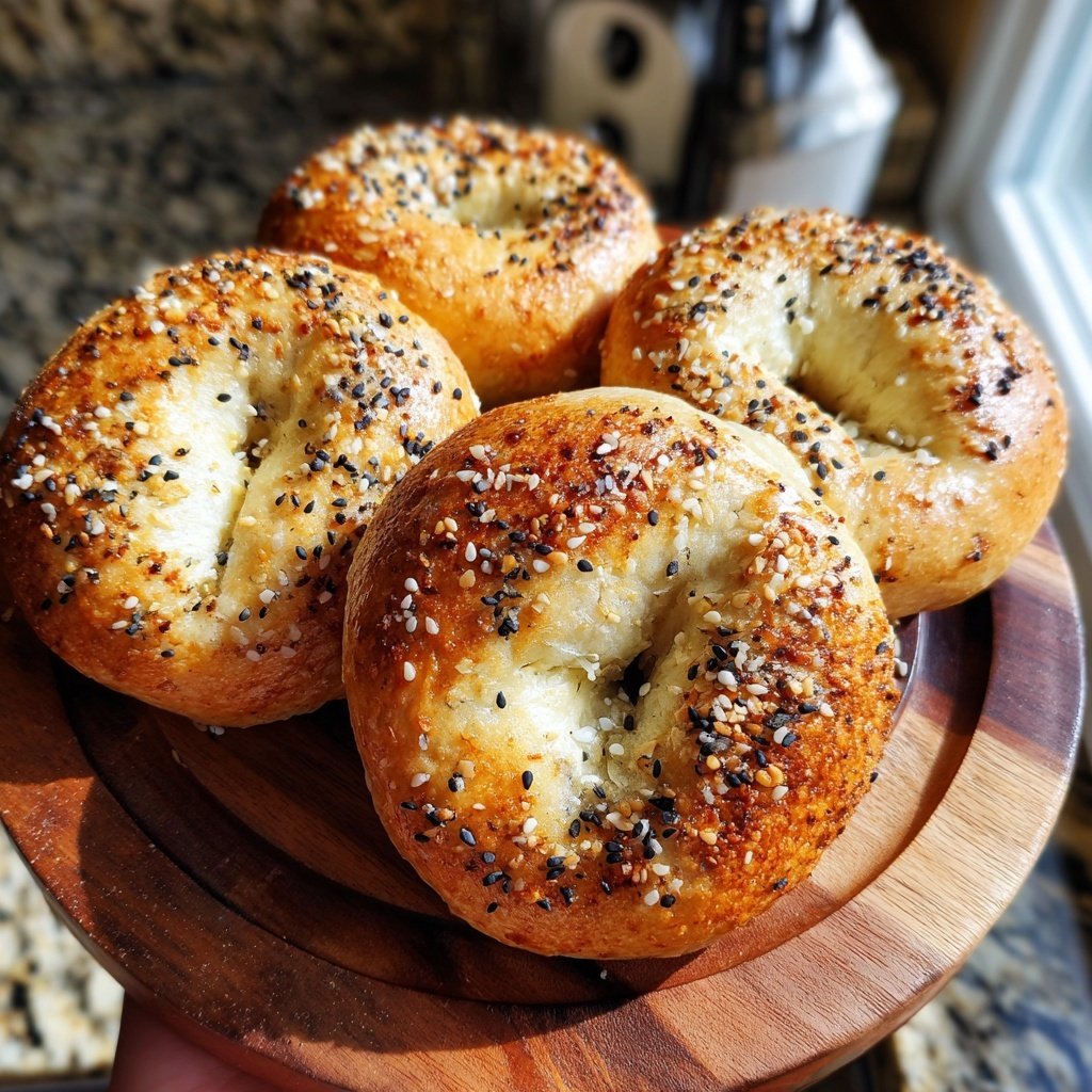Greek Yogurt Bagels Oven Baked