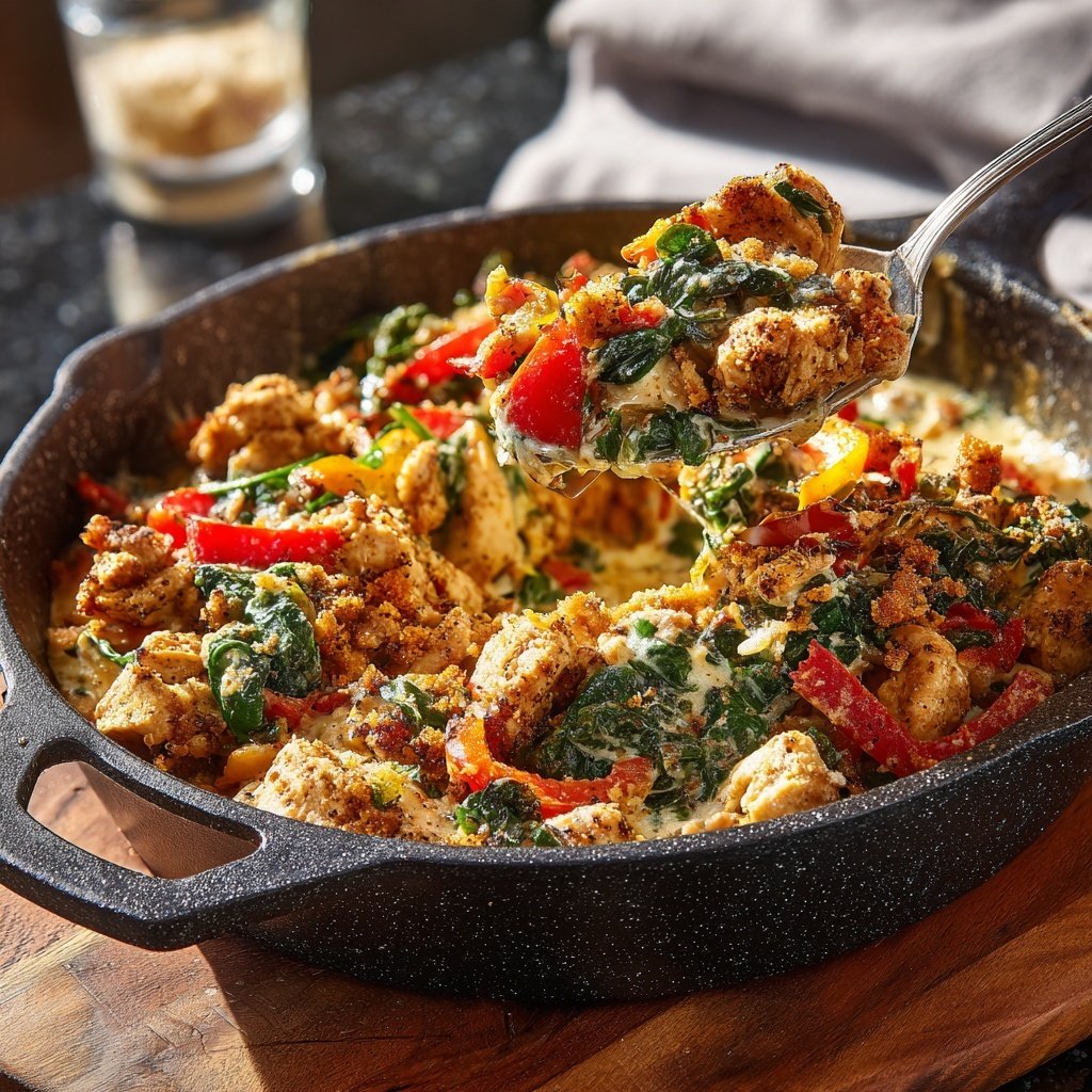 High Protein Turkey Dinner Skillet